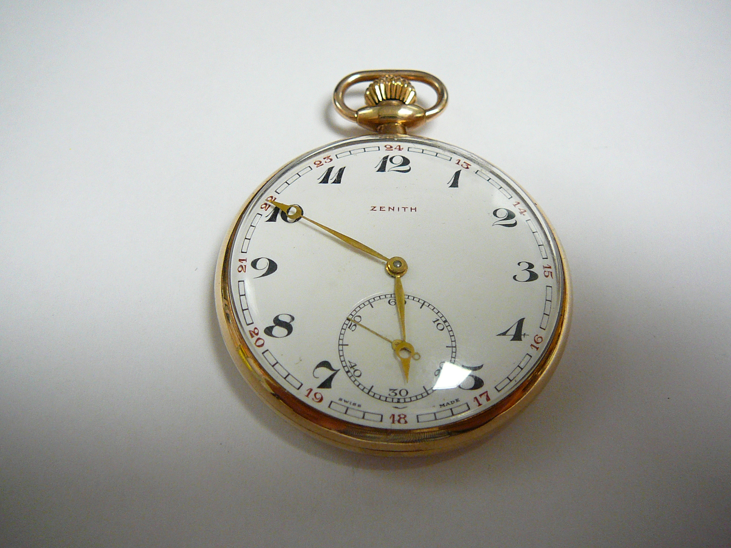 Gents gold Zenith pocketwatch - Image 2 of 10