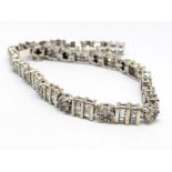 14ct white gold bracelet