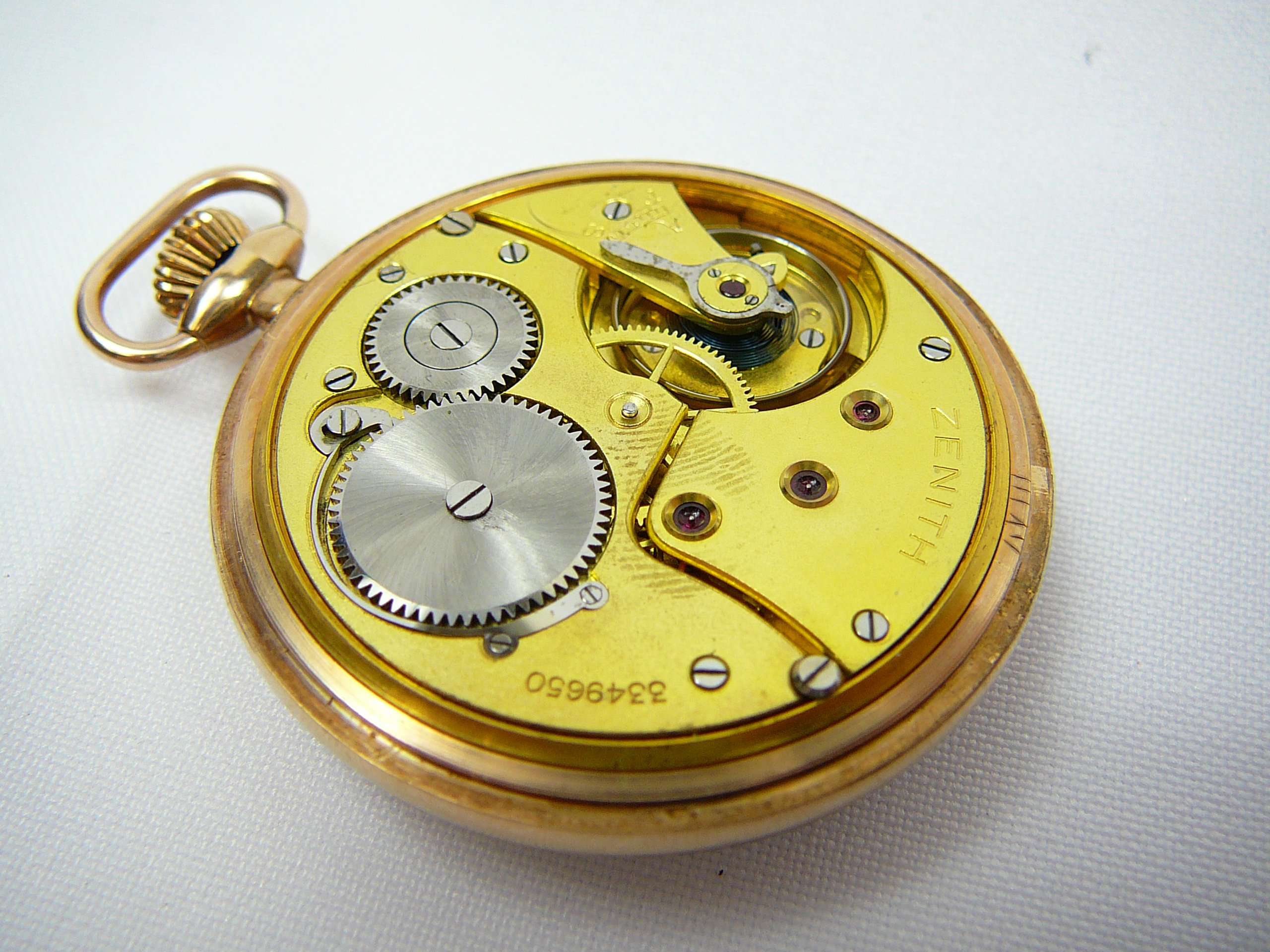 Gents gold Zenith pocketwatch - Image 7 of 10