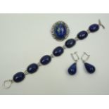 Lapis Lazuli jewellery set