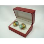 Globe cufflinks