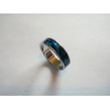 x2 modern stainless steel fashion rings