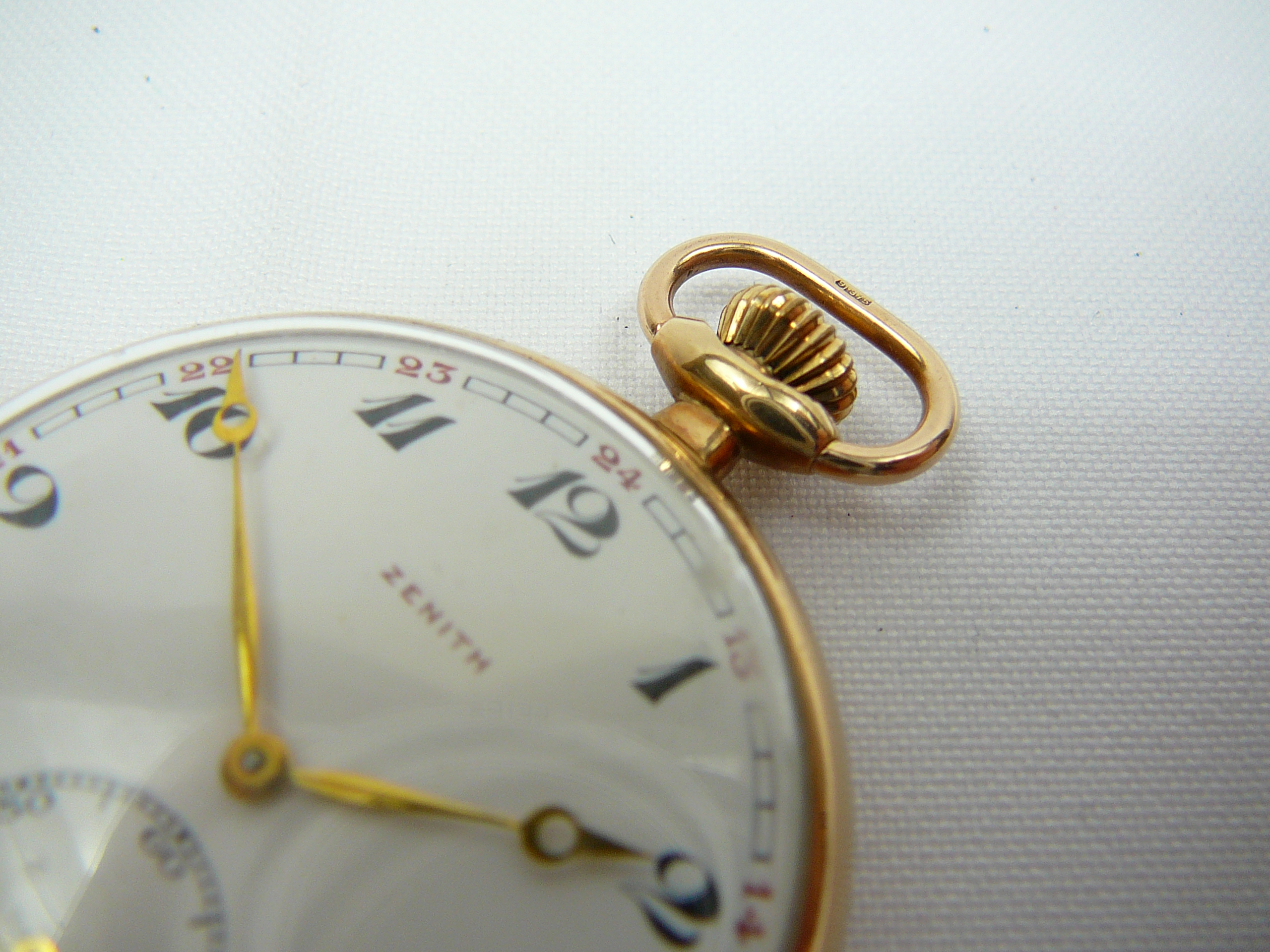 Gents gold Zenith pocketwatch - Image 4 of 10