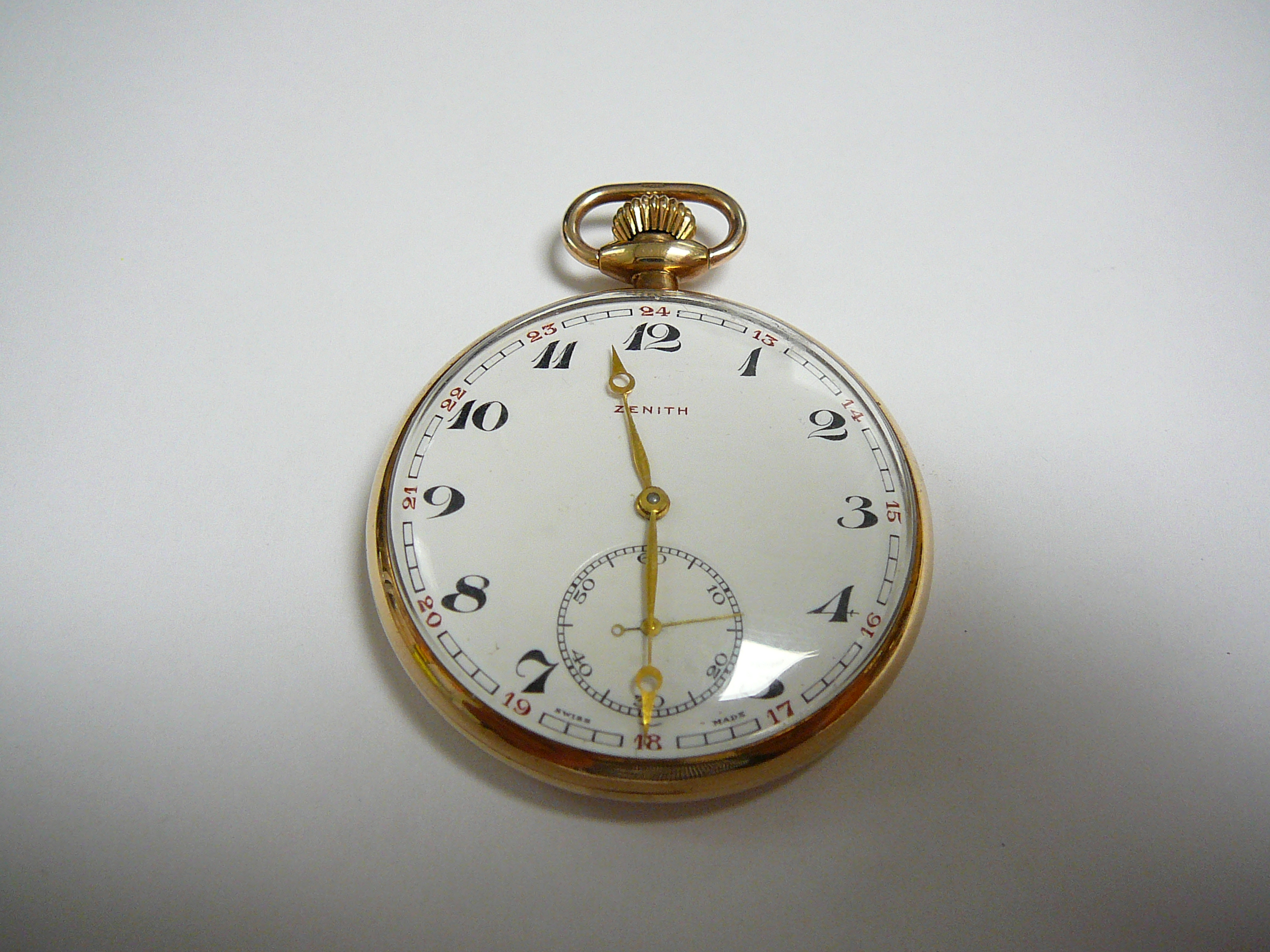 Gents gold Zenith pocketwatch - Image 10 of 10