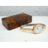 Ladies 9ct gold watch