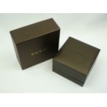 2 x Gucci watch boxes