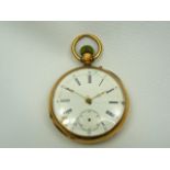 Gents vintage gold pocket watch