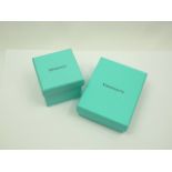 2 x Tiffany and Co. boxes