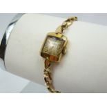 Ladies Vintage Gold Tudor Wrist Watch