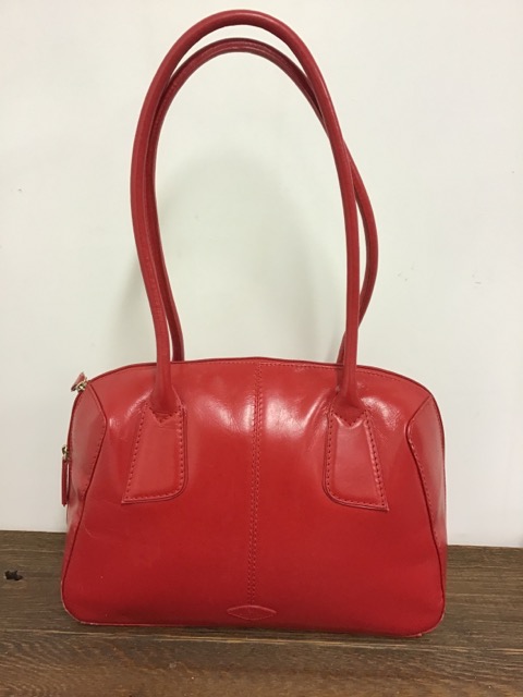 A red leather Radley shoulder bag. - Image 2 of 3