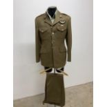 An RAF style full military dress uniform. Size 40.