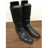 A pair of Naval leather boots
