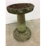 Small bird bath W:30cm x D:30cm x H:45cm