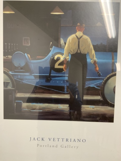 Jack Vettriano Portland gallery poster W:64cm x D:cm x H:84cm - Image 2 of 2