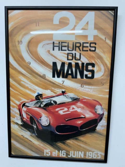 Le Mans 24hr poster W:41cm x D:cm x H:60cm