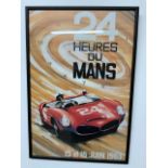 Le Mans 24hr poster W:41cm x D:cm x H:60cm