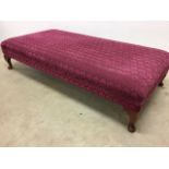 Large upholstered foot stool