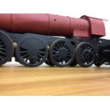 Part built model steam engine W:180cm x D:24cm x H:35cm