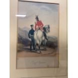 Two royal Engineers coloured military prints, one engraved by J.Harris W:16cm x D:cm x H:24cm W:11cm