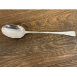 A Georgian silver serving spoon by Gabriel Sleith London. 2.8ozt