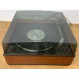 A Garrard record player W:36cm x D:36cm x H:19cm