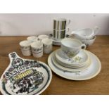 Mid century, Meakin tea for 4 also with a part mid winter set etc.