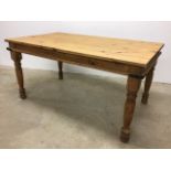 Modern pine table