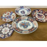 Imari plates etc