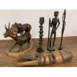 Five pieces of African tribal art