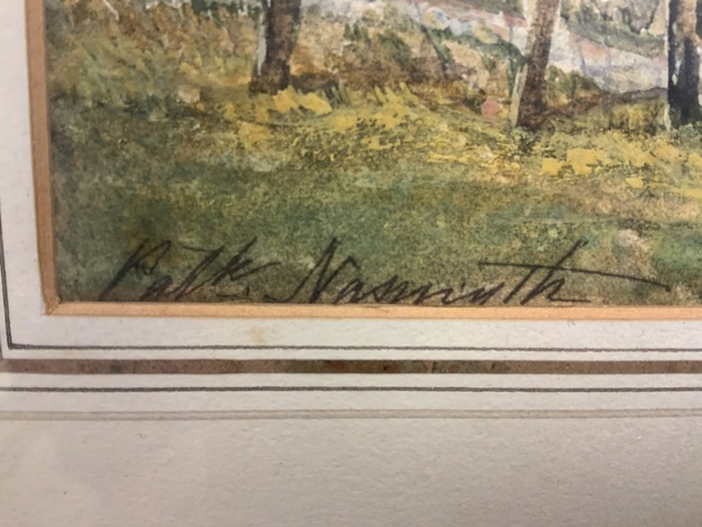 Patrick Naismith. English School. Capthorne Devon. Watercolour on paper, signed bottom right with - Image 2 of 4