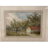Patrick Naismith. English School. Capthorne Devon. Watercolour on paper, signed bottom right with