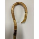 A Cornish shepherds crook W:13cm x D:cm x H:128cm