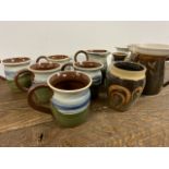Various pottery jugs etc