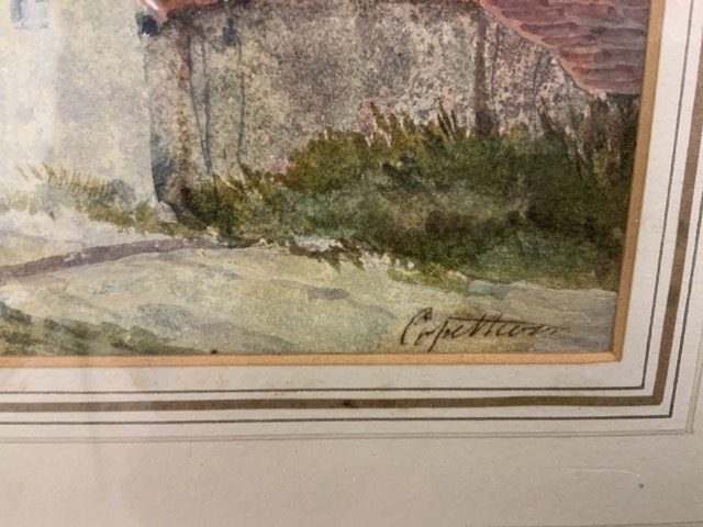 Patrick Naismith. English School. Capthorne Devon. Watercolour on paper, signed bottom right with - Image 3 of 4