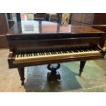 Claude Gaveau (French 20th Century) Paris A mahogany baby grand piano. Recently Tuned. W:136cm D: