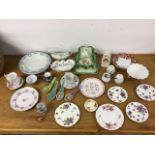 An assortment of ornamental China was varying manufacturers. To include Queens Fine China, cups