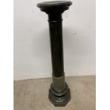 A marble four piece torchere. H:112 D:28 W:28