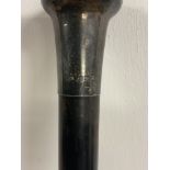 A silver topped cane. W:cm x D:cm x H:82cm