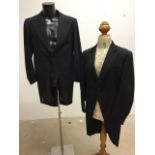 A 1930s wool morning jacketDated 1937 and a wool morning jacket by Studd & Millington Tailors