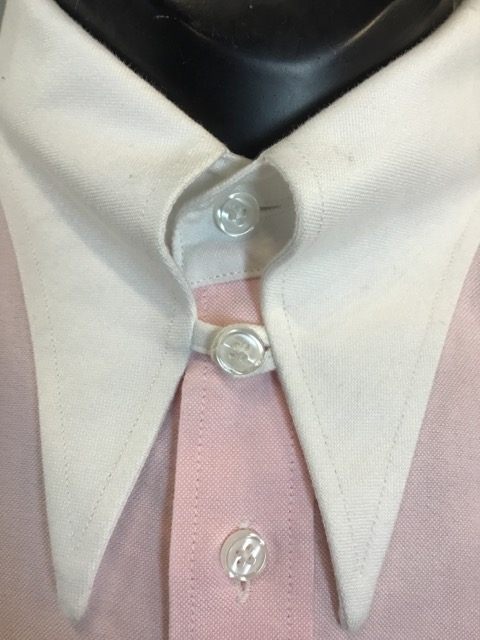 Chester Barrie bespoke shirt including 2 others. Charles Caine Pink shirt 42, Ben Sherman stripe - Image 3 of 7