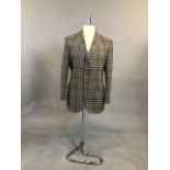 Checked wool Jacket by Bladen 43"