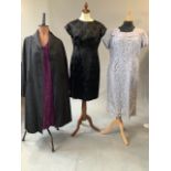 Collection of vintage dresses and coat - 1960â€™s. including Aspens dress and Croydon coat