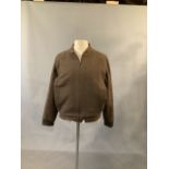 Vintage Burberrys bomber jacket. Chest 50" regular. Speciality Loden wool with 20% Alpaca.