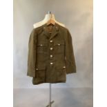 Military half tunic made by GD Golding. Dated 1982. 34" chest