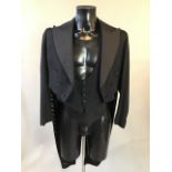 Edwardian tailcoat and waistcoat. 38" chest