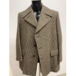 A three quarter length 1960s pure wool coat by Gaurds. M-L.