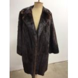 A good quality 1960s ¾ mink coat