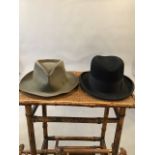 2 1940s gentleman's felt wool hats