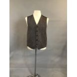 Harris tweed wool waistcoat . Large