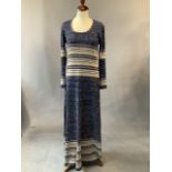 Vintage Jean Allen knitted lurex dress size 10/12